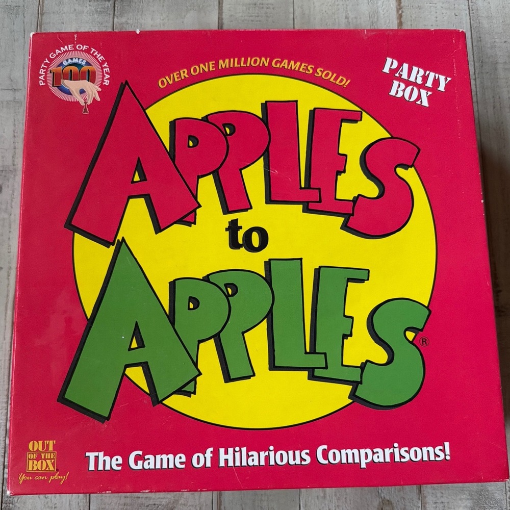 Apples to Apples Party Box Card Game 2005 Out of the Box 1000+ Cards Complete